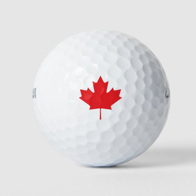Canadian Maple Leaf Golfball (Vorderseite)