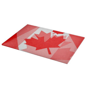 Canadian Maple Leaf Layered Style CANADA Schneidebrett