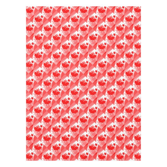 Canadian Maple Leaf Layered Style CANADA Tischdecke (Vorderseite)