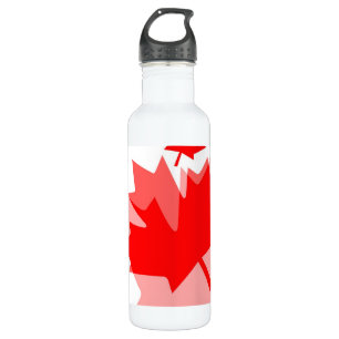 Canadian Maple Leaf Layered Style CANADA Trinkflasche