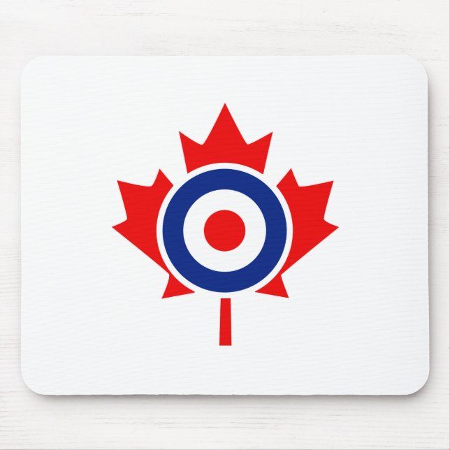 Canadian Maple Leaf Roundel Graphic Mousepad (Vorne)