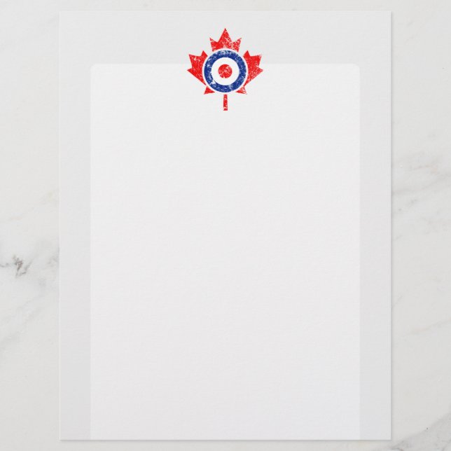 Canadian Maple Leaf Roundel Grunge Mod CANADA (Vorderseite)