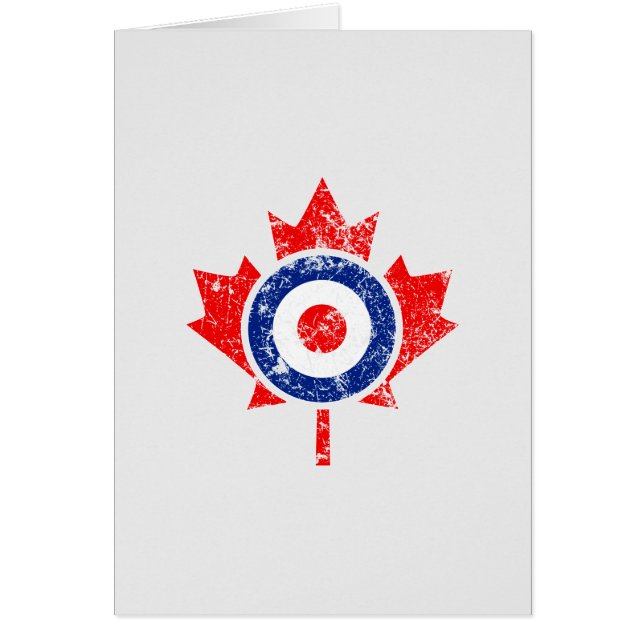 Canadian Maple Leaf Roundel Grunge Mod CANADA (Vorne)