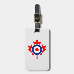 Canadian Maple Leaf Roundel Mod Abzeichen Gepäckanhänger