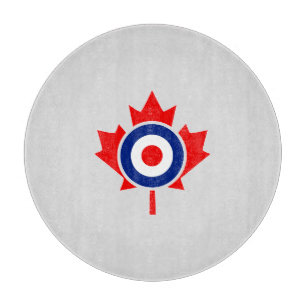 Canadian Maple Leaf Roundel Mod Abzeichen Schneidebrett