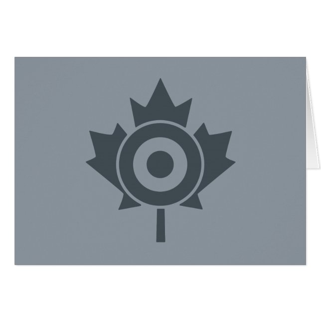 Canadian Maple Leaf Roundel Mod CANADA (Vorderseite (Horizontal))