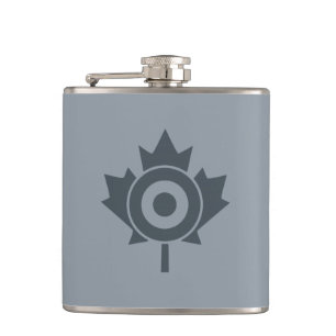 Canadian Maple Leaf Roundel Mod CANADA Flachmann