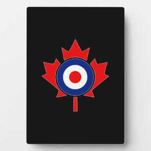Canadian Maple Leaf Roundel Mod CANADA Fotoplatte