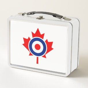 Canadian Maple Leaf Roundel Mod CANADA Metall Brotdose