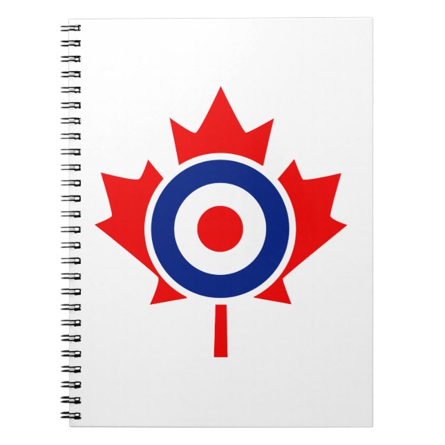Canadian Maple Leaf Roundel Mod CANADA Notizblock (Vorderseite)