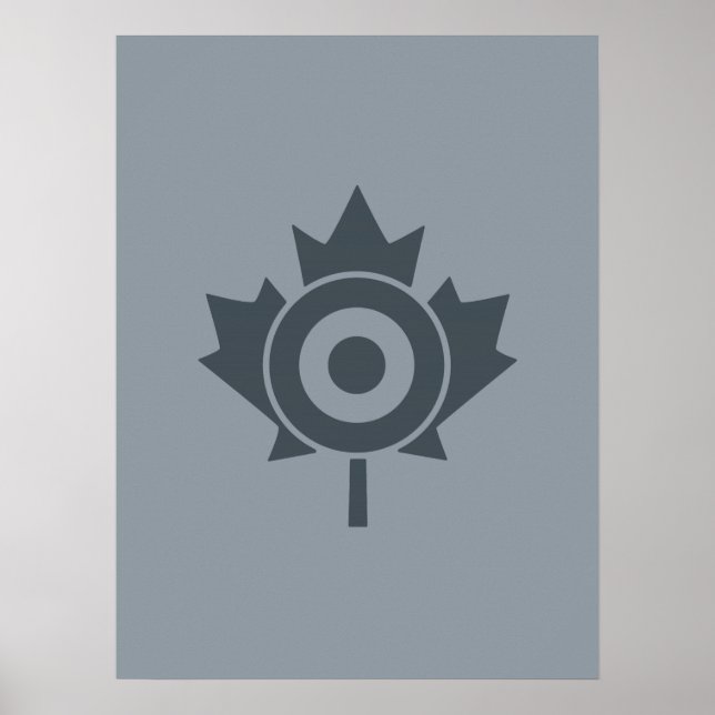 Canadian Maple Leaf Roundel Mod CANADA Poster (Vorne)