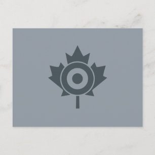 Canadian Maple Leaf Roundel Mod CANADA Postkarte