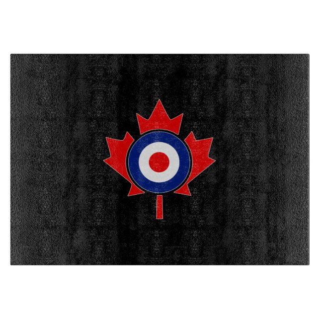 Canadian Maple Leaf Roundel Mod CANADA Schneidebrett (Vorderseite)