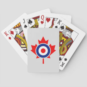 Canadian Maple Leaf Roundel Mod CANADA Spielkarten