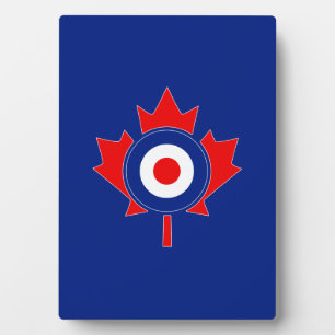 Canadian Maple Leaf Roundel Mod Fotoplatte