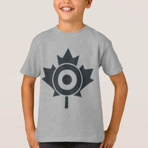 Canadian Maple Leaf Roundel Mod Graphic T-Shirt