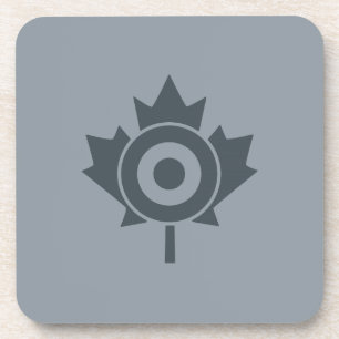 Canadian Maple Leaf Roundel Mod Graphic Untersetzer