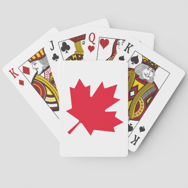 Canadian Maple Leaf Spielkarten (Rückseite)