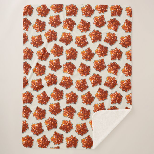 Canadian Maple Sirup Candy Muster Sherpadecke (Vorderseite)