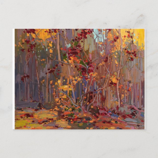 Canadian Maple Tree Painting by Tom Thomson Postkarte (Vorderseite)