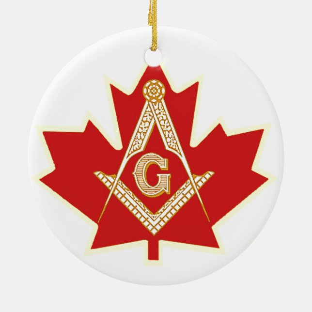 CANADIAN MASON KERAMIKORNAMENT (Hinten)