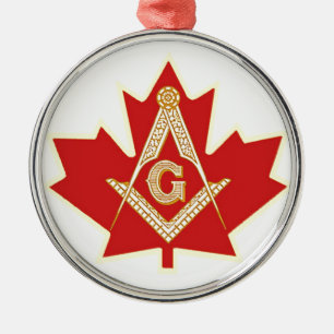 CANADIAN MASON SILBERNES ORNAMENT