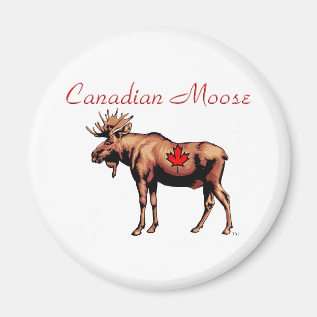 Canadian Moose Magnet (Vorne)