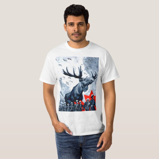 Canadian Moose Overlord T T-Shirt (Vorne ganz)