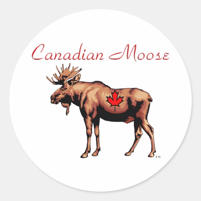 Canadian Moose Stickers (Vorderseite)
