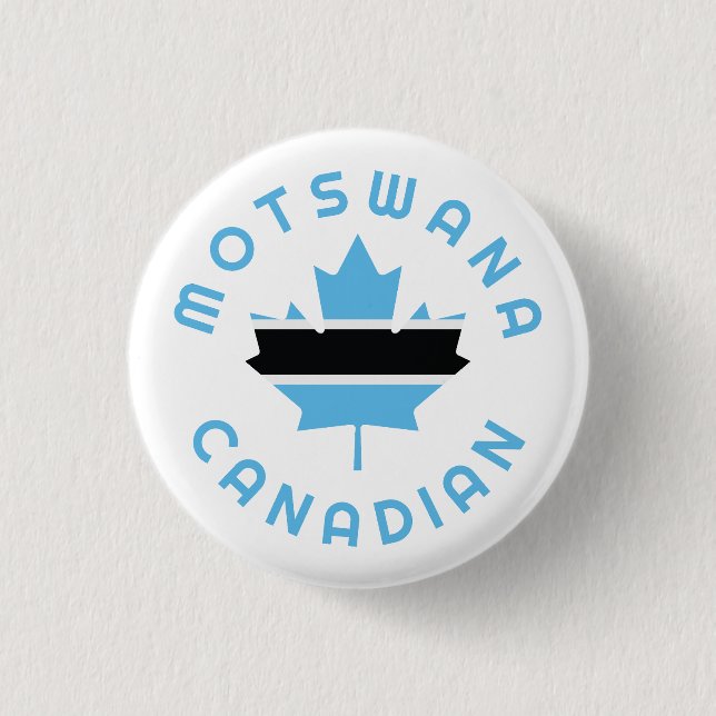 Canadian Motswana Roots Button (Vorderseite)