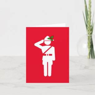 Canadian Mountie Icon Weihnachtskarte Karte