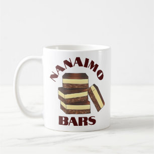 Canadian Nanaimo Bar BC Canada Bakery Dessert Food Kaffeetasse