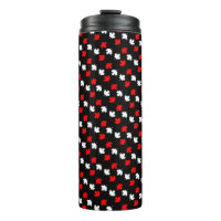 CANADIAN Patriot Red and White Mapon on BLACK