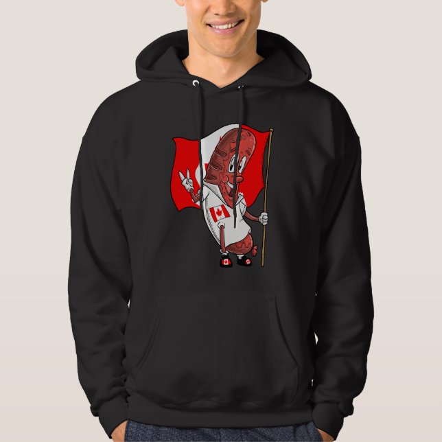 Canadian pork roast sausage hoodie (Vorderseite)