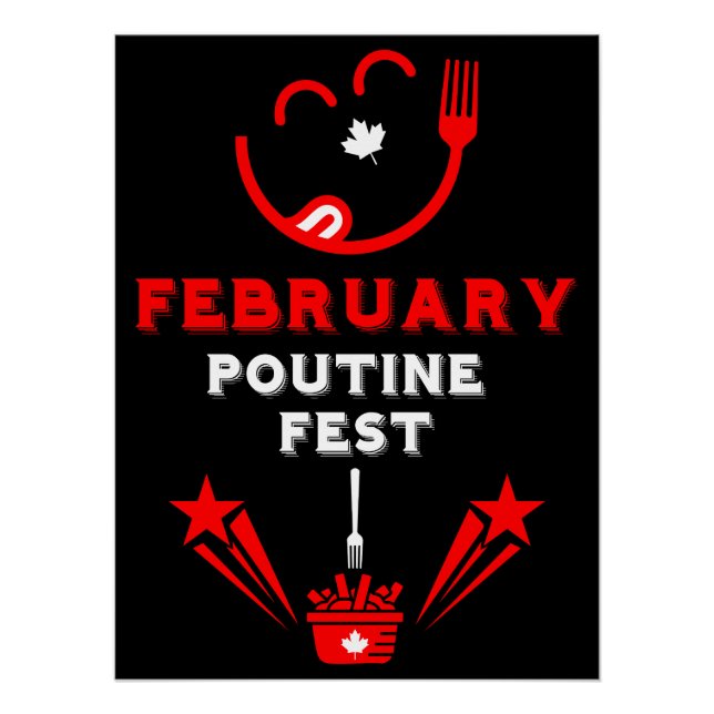 Canadian Poutine Festival Poster (Vorderseite)