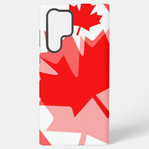 Canadian Red Maple Leaf Layered Style CANADA Samsung Galaxy Hülle