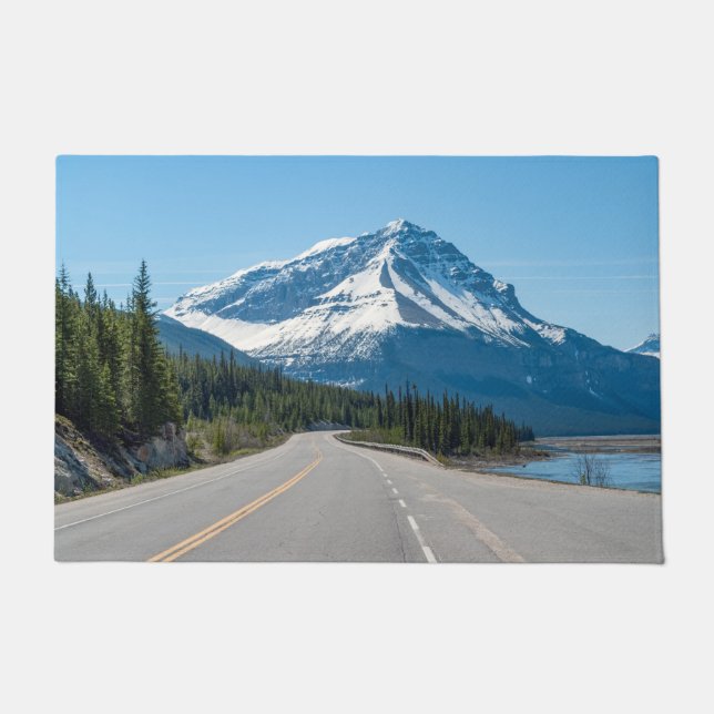 Canadian Rockies - Icefields Parkway Highway 93 Fußmatte (Vorderseite)