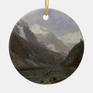 Canadian Rockies Lake Louise   Albert Bierstadt Keramik Ornament