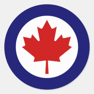 Canadian Roundel Runder Aufkleber