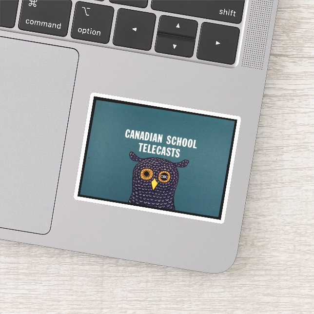 Canadian School Telecasts Aufkleber (Detail)