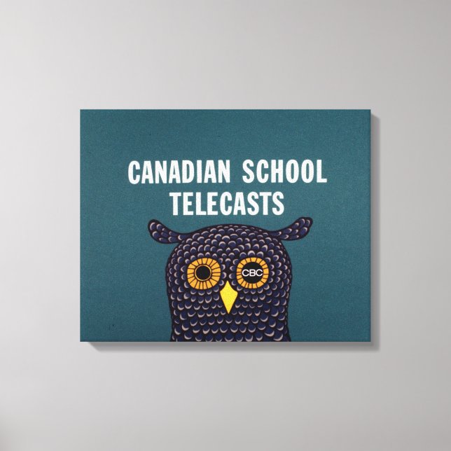 Canadian School Telecasts Leinwanddruck (Vorderseite)