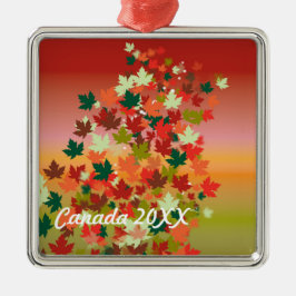 Canadian Sunset Ornament Aus Metall