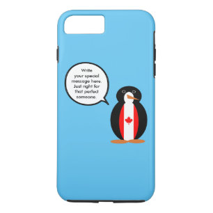 Canadian Talking Frau Penguin Personalisiert Case-Mate iPhone Hülle