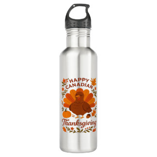 Canadian Thanksgiving Autumn Celebration Classic T Edelstahlflasche