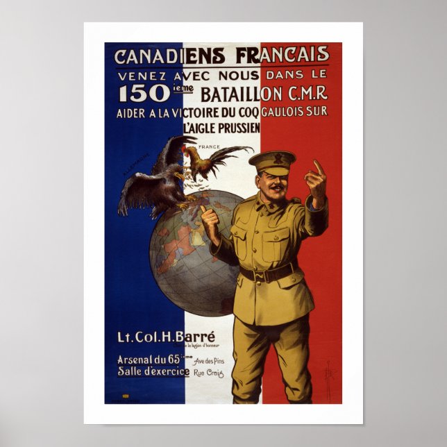 Canadiens Francais (Grenze) Poster (Vorne)