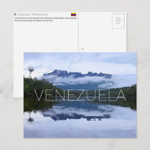 Canaima-Nationalpark, Venezuela Reise-Postkarte Postkarte