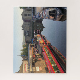 Canal Barges and Canal Basin, Skipton, Yorkshire Puzzle