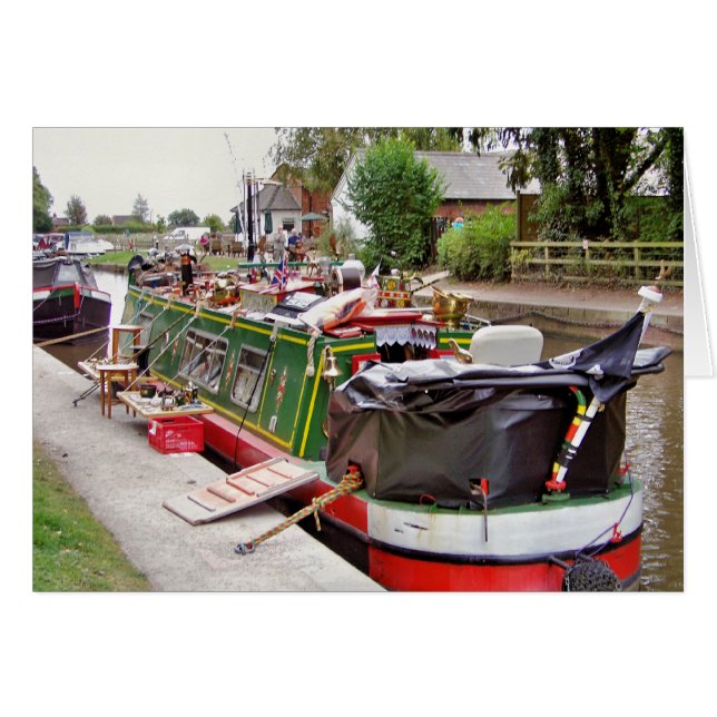 CANAL BOATS Card (Vorderseite (Horizontal))