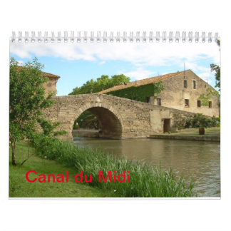 Canal du Midi Wall Calendar Kalender