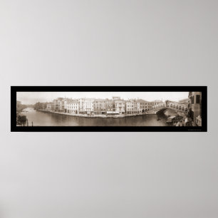 Canal Foto Venedig Italien 1909 Poster